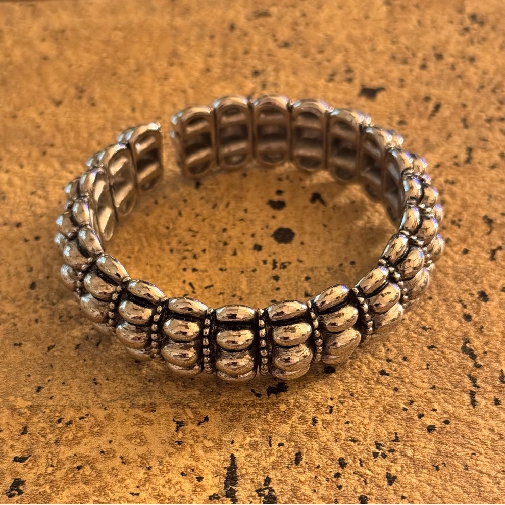 Silvertone Cuff Bracelet